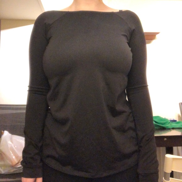 Danskin Activewear Backless Long Sleeve - Picture 3 of 3